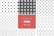 Seamless crown pattern background, a Pattern Graphic by Neopat (Thumbnail 1 of 9)