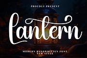 Lantern | Script Font, a Handwritten Font by Scratchones (Thumbnail 1 of 9)