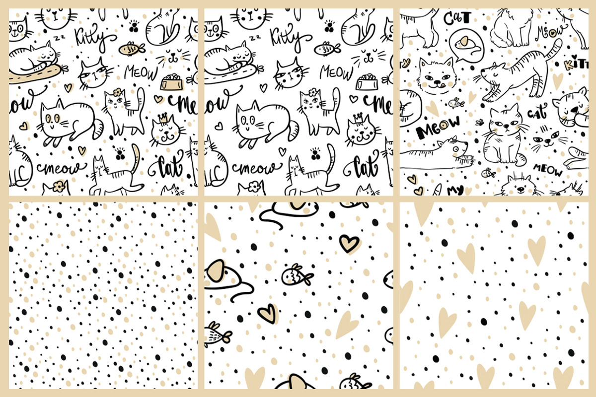 Cute cat illustration, an Animal Illustration by Magic & Dreams (Photo 3 of 3)