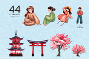 Sakura Harmony – Watercolor, a Seasonal Illustration by CreativeValuation (Thumbnail 3 of 12)