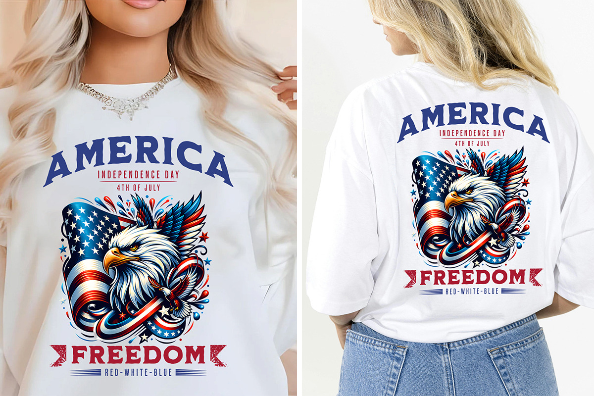 4th of July Eagle American Freedom, a Seasonal Illustration by Creative Arslan (Photo 3 of 6)