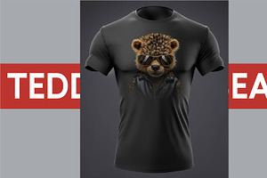 Cute Teddy Bear For Print T-shirt