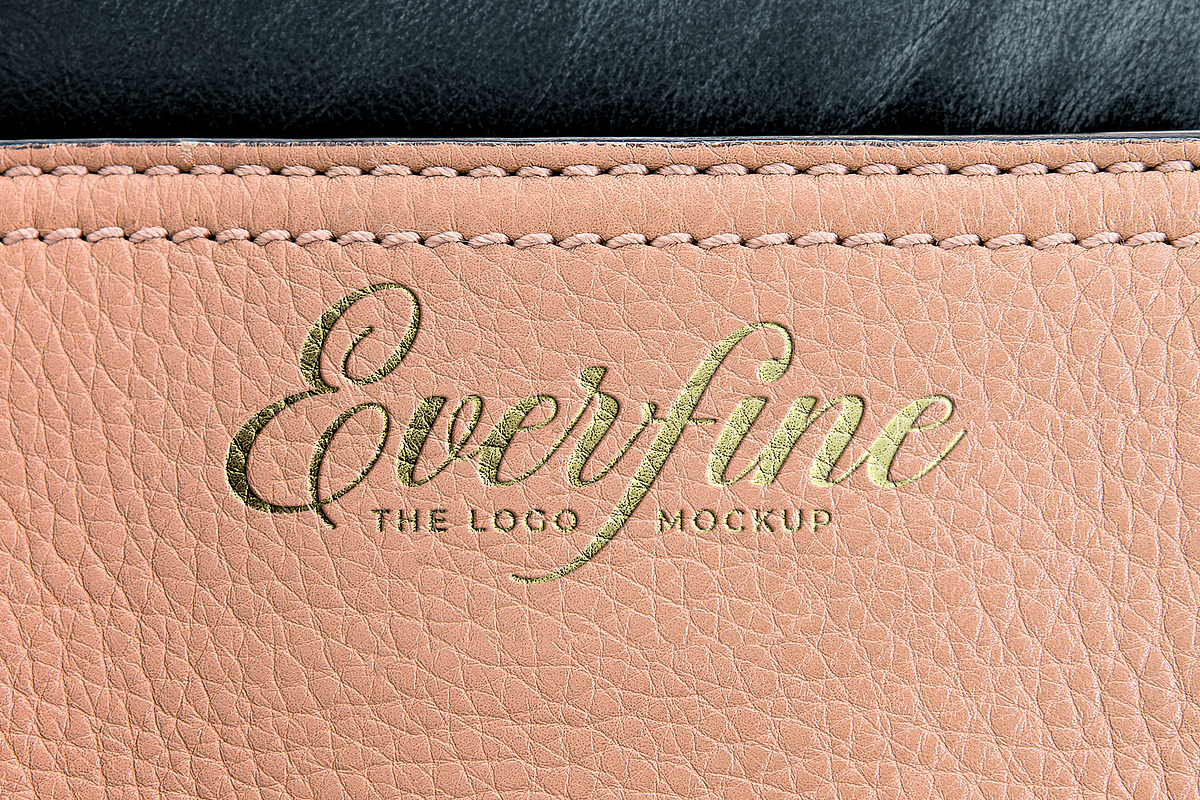 Luxury Leather Gold Logo Mockup, a Product Mockup by Smart Works