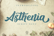 Asthenia for Branding & Streetwear, a Script Font by ilhamtaro (Thumbnail 1 of 8)