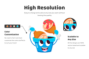 Fast Food Stickers, an Emoji Icon by Vectors Market (Thumbnail 3 of 8)
