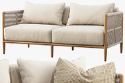 Brown Jordan Maldives Loveseat Sofa, a Furniture 3D Model by 3dmitruk (Thumbnail 1 of 11)