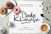 Itadakimase Font, a Script Font by Allouse Studio (Thumbnail 1 of 12)