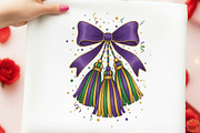 Coquette Tassel Mardi Gras Png, an Illustration by designcity5 (Thumbnail 8 of 9)