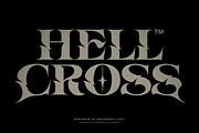 Hell Cross, a Blackletter Font by senzana (Thumbnail 1 of 8)