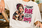Tattoo Girl PNG I'm Not Rude Quotes, a Person Illustration by Rose Art (Thumbnail 2 of 4)