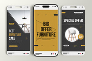 Modern Furniture Sale Social Media, a Social Media Template by MightyDesign (Thumbnail 1 of 6)
