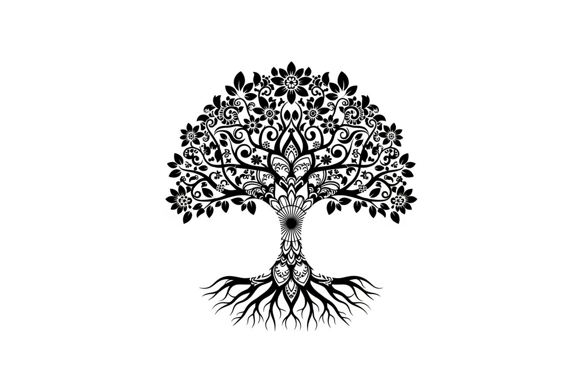 Decorative Tree of Life Vector Set, an Illustration by Creativeshirt (Photo 10 of 13)