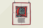 Tractatus Medieval initials font, a Blackletter Font by kaer_shop (Thumbnail 8 of 9)
