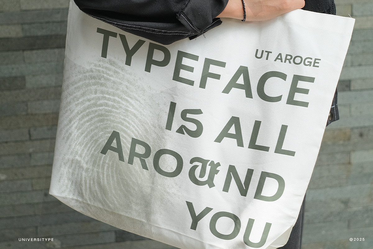 UT Aroge - An Inktrap Display Sans, a Sans Serif Font by Universitype (Photo 10 of 10)