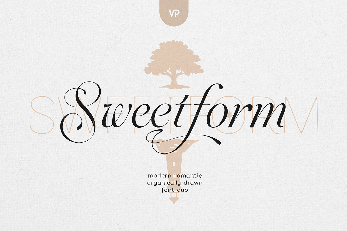 Sweetform - Serif & Sans Font Duo, a Serif Font by VP Fonts (Photo 1 of 23)