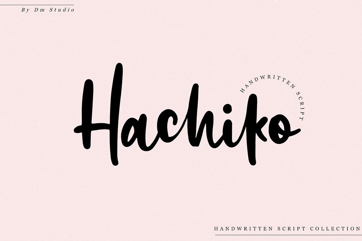 Hachiko - Handwritten Font