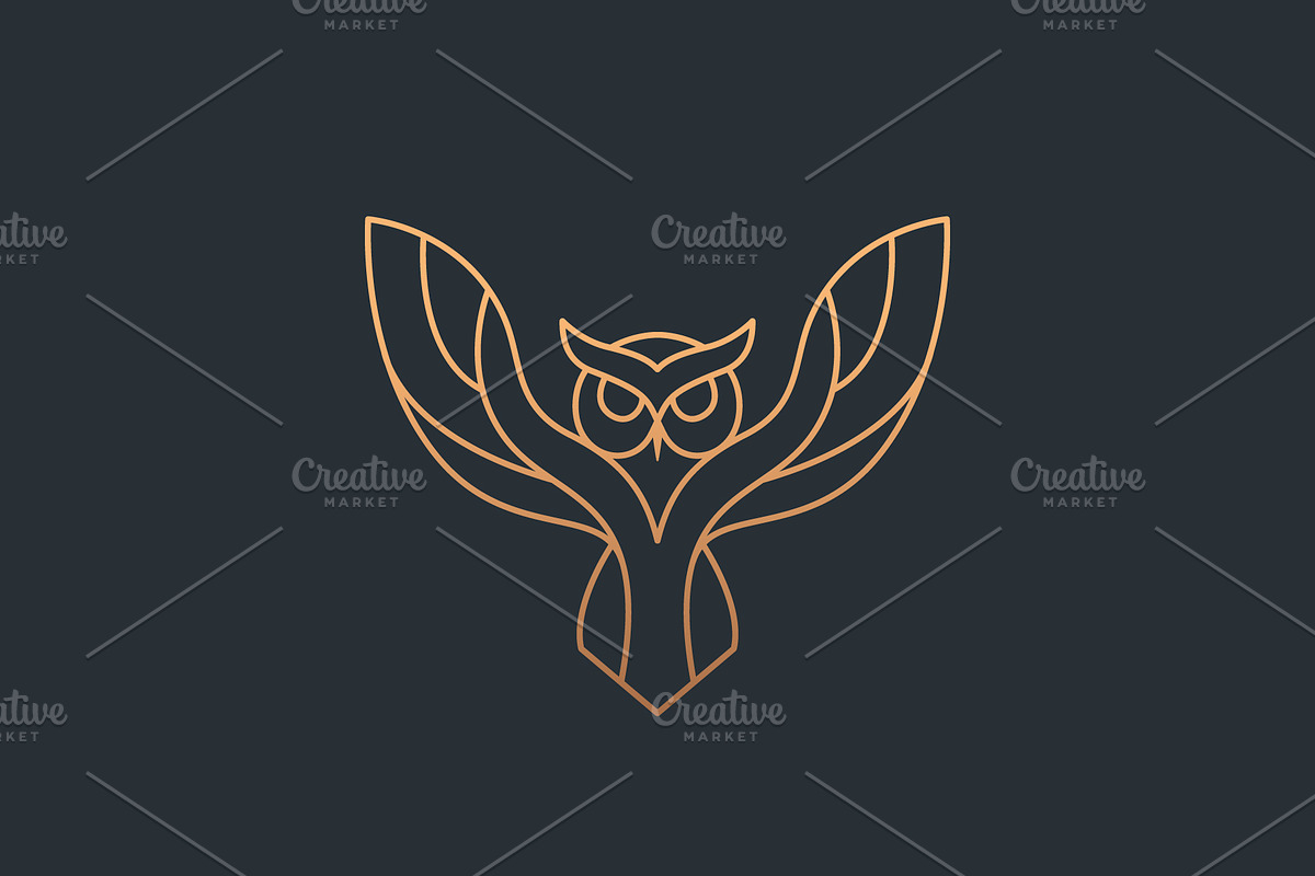 Owl Logo Template, a Branding & Logo Template by lettett