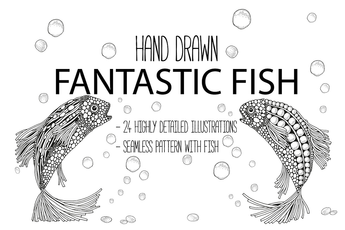 Fantastic Fish, an Animal Illustration by ImHope (Photo 3 of 5)