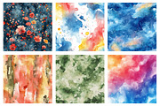 Watercolor Texture Seamless Pattern, a Pattern Graphic by SinaCreation (Thumbnail 3 of 5)