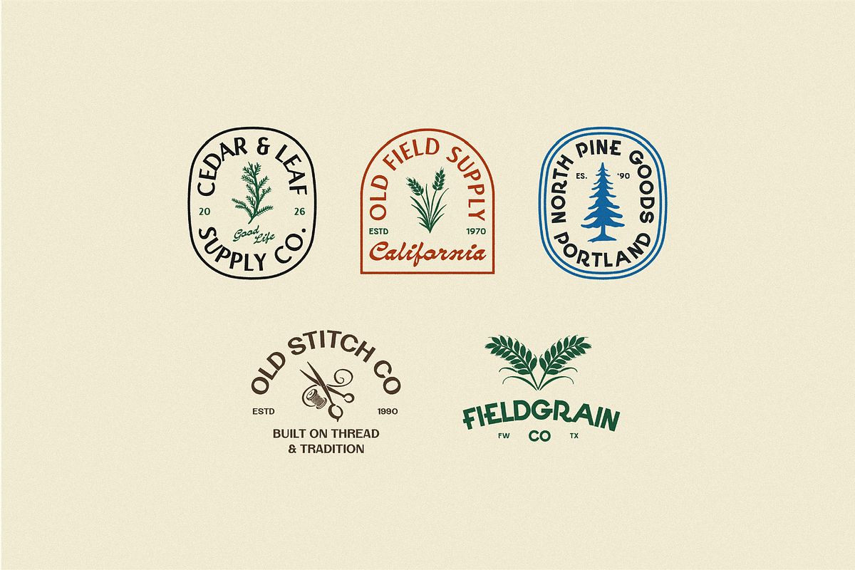 Heritage Goods Logo Collection, a Branding & Logo Template by Skilline Supply Co. (Photo 8 of 9)