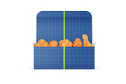 Chicken Box Mockup, a Packaging Mockup by VadimPetrov (Thumbnail 3 of 5)