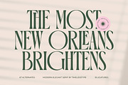 Orleans Brightens Modern Serif, a Serif Font by timelesstype.co (Thumbnail 1 of 15)