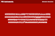 PM Andromeda Sci-Fi & Fantasy Font, a Sans Serif Font by Paper Moon Graphic Supply (Thumbnail 6 of 6)