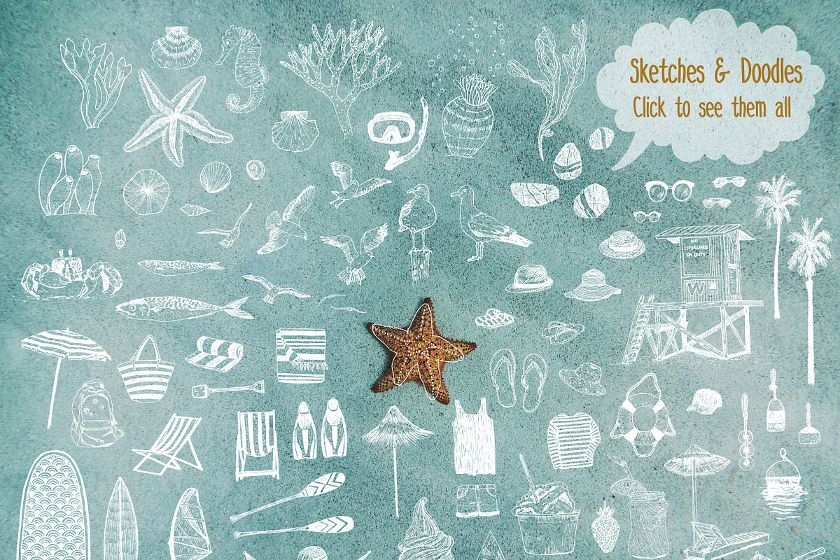 Your Cool Summer Overlays, a Seasonal Illustration by Sketchetarian (Photo 10 of 11)