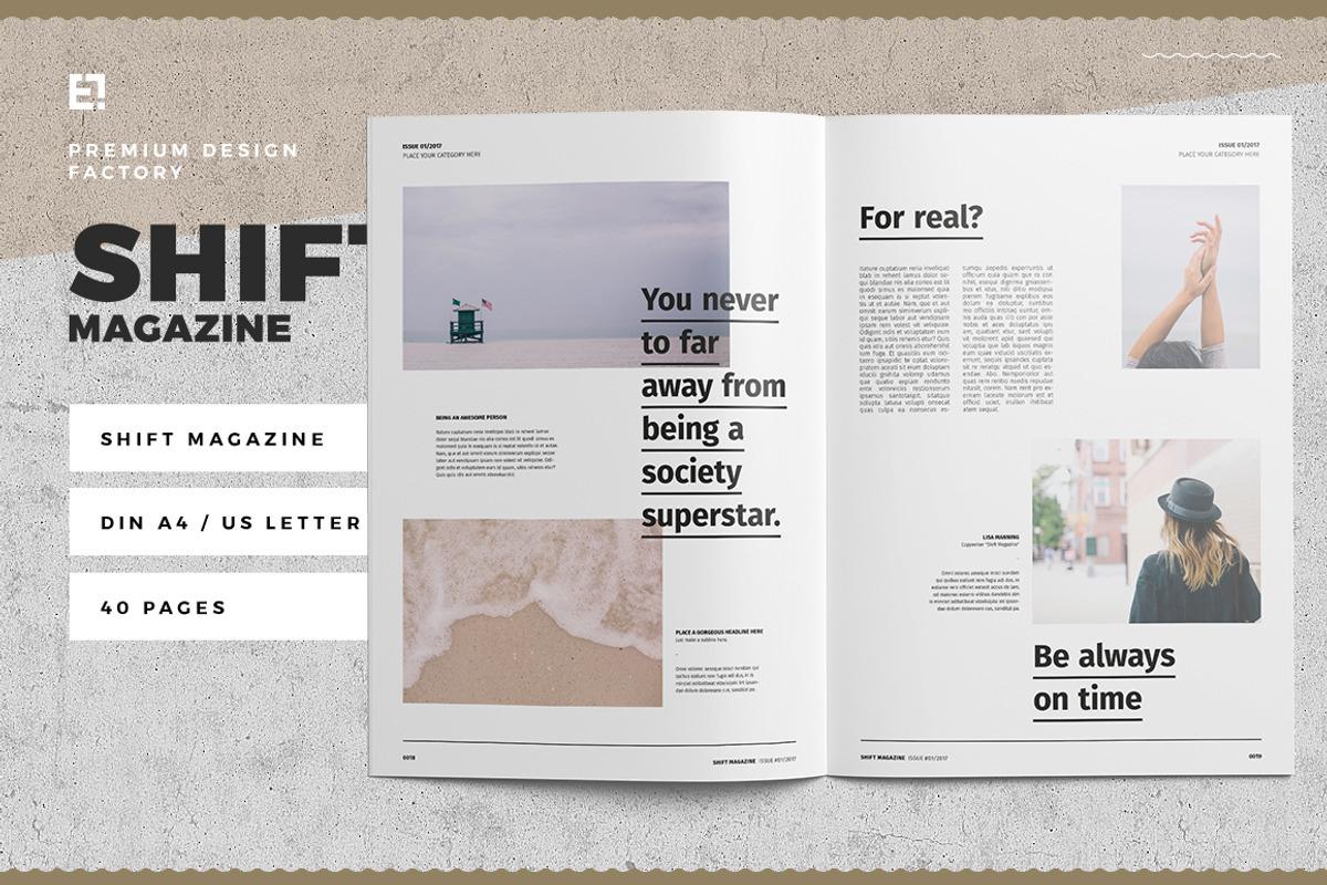Shift Magazine, a Magazine Template by Egotype (Photo 10 of 26)