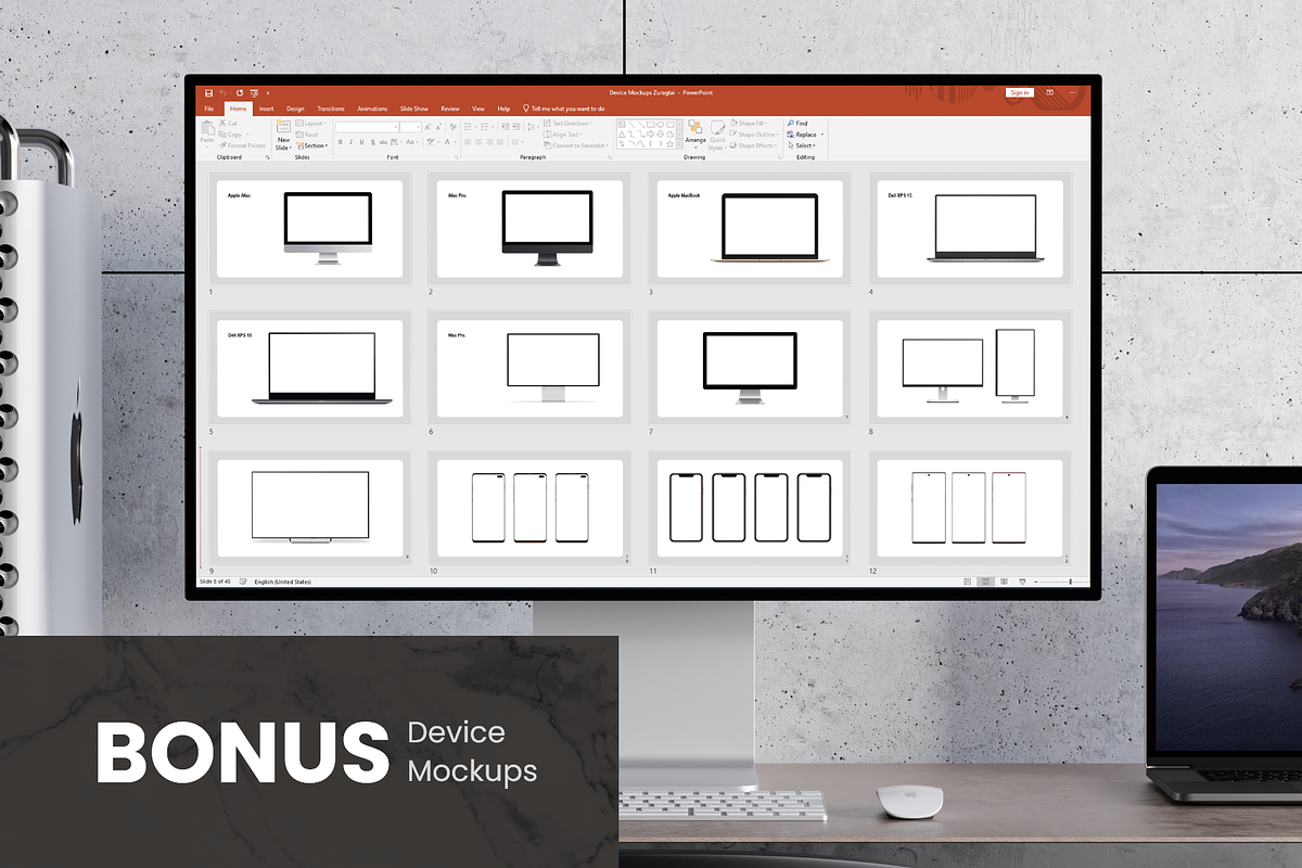 Multipurpose Presentation Template, a Presentation Template by MNML Agency (Photo 5 of 29)