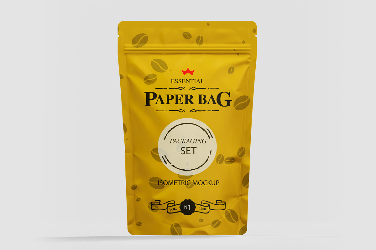 Paper Pouch Mockup, a Cups & Container Mockup by IsometricWorld (Photo 13 of 22)