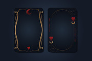 Magical Golden Tarot Card Frames, a Decorative Illustration by PsychocheArt (Thumbnail 5 of 6)
