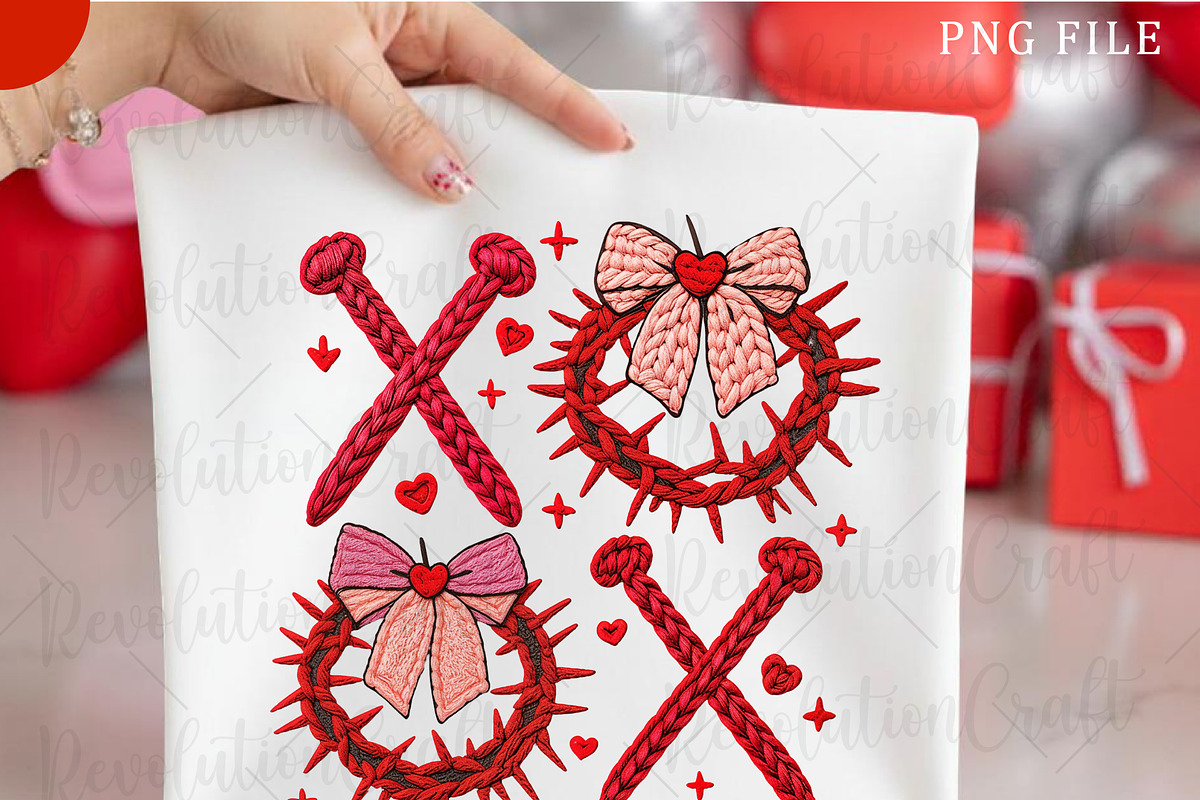 Yarn Crochet XOXO Valentine Jesus Pn, an Illustration by OK Design (Photo 2 of 4)