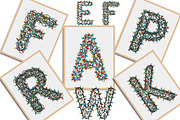 Christmas Lights Alphabet Clipart, an Illustration by Creative Art (Thumbnail 3 of 10)