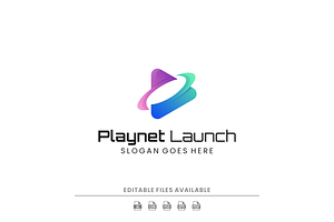 Gradient Modern Abstract Planet Logo, a Branding & Logo Template by Artnivora.Std