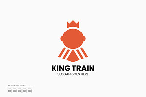 King Train Logo, a Branding & Logo Template by Zeer Graphic