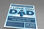 Father Day Party Flyer Template, a Flyer Template by OWPictures (Thumbnail 2 of 4)