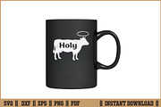 Holy Cow Funny Face Barn Life SVG, an Illustration by Handy Arts Studio (Thumbnail 3 of 3)