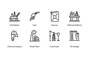 32 Oil Industry Icons, an Outline Icon by vectorstank (Thumbnail 6 of 6)