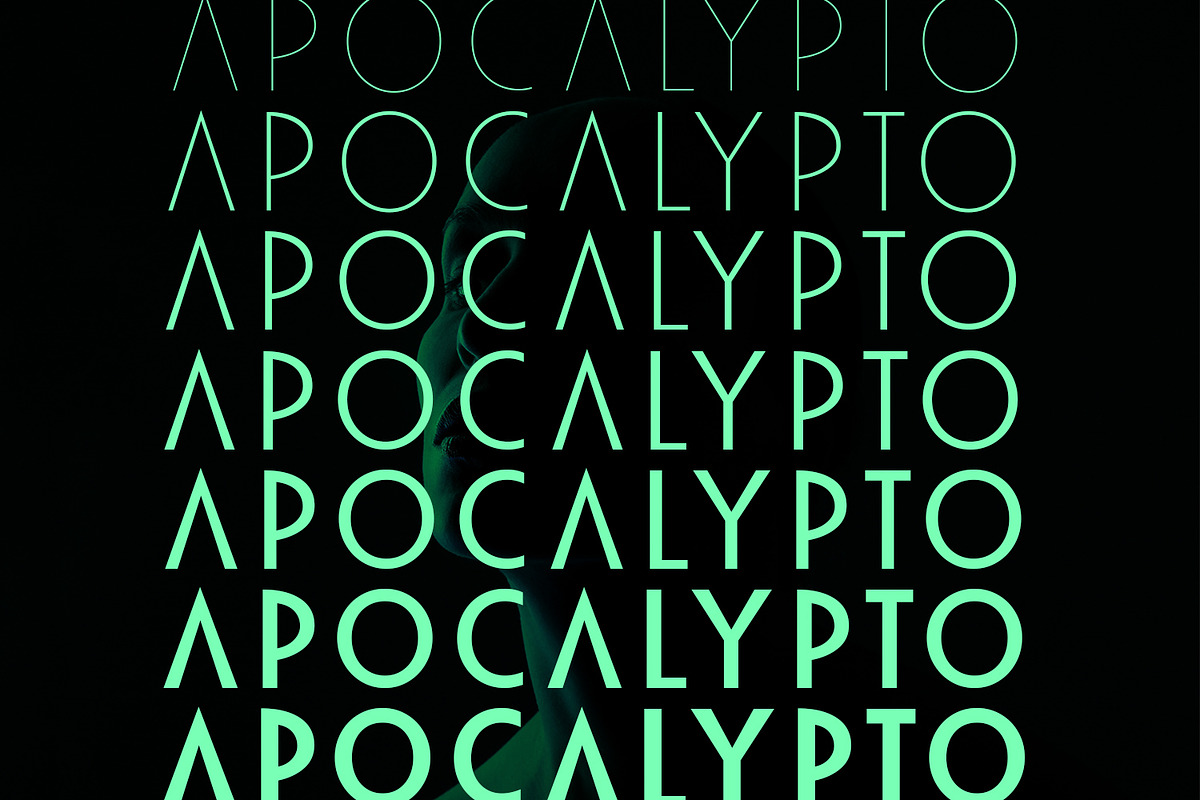 Apocalypto Typeface, a Sans Serif Font by Foxtype (Photo 6 of 11)