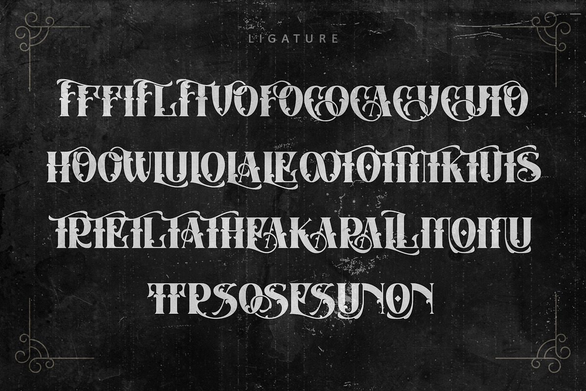 Berock, a Blackletter Font by Letterara (Photo 13 of 15)