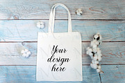 Tote bag Mockup Bundle with cotton., a Print Template by MockupMarket (Thumbnail 6 of 7)