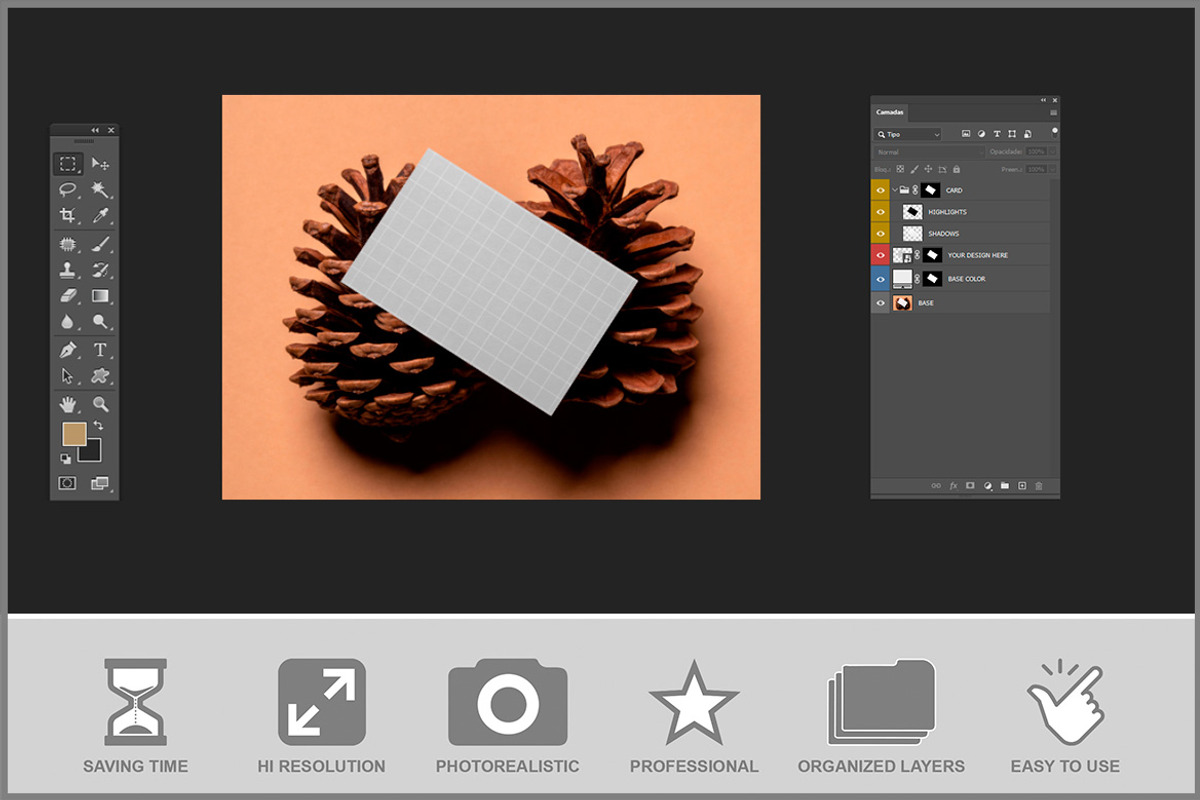 Business Card PSD, a Product Mockup by Bruno's Shop (Photo 2 of 3)