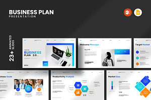 Business Plan Presentation Template, a Presentation Template by PrintIdea