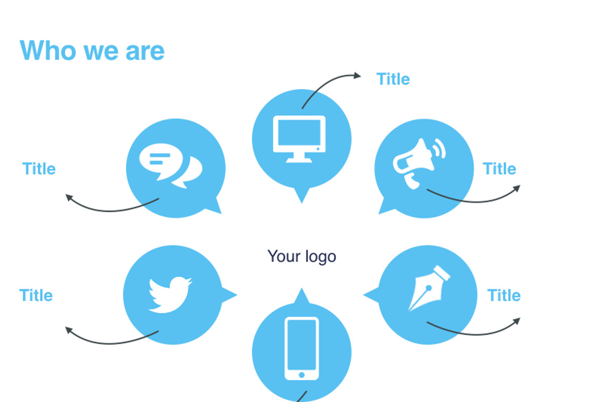 Minimalist Blue Template, a Presentation Template by Iconography - Pitch Deck (Photo 4 of 21)