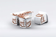 Plastic Container for Yogurt Mockup, a Packaging Mockup by Hubzway (Thumbnail 7 of 9)