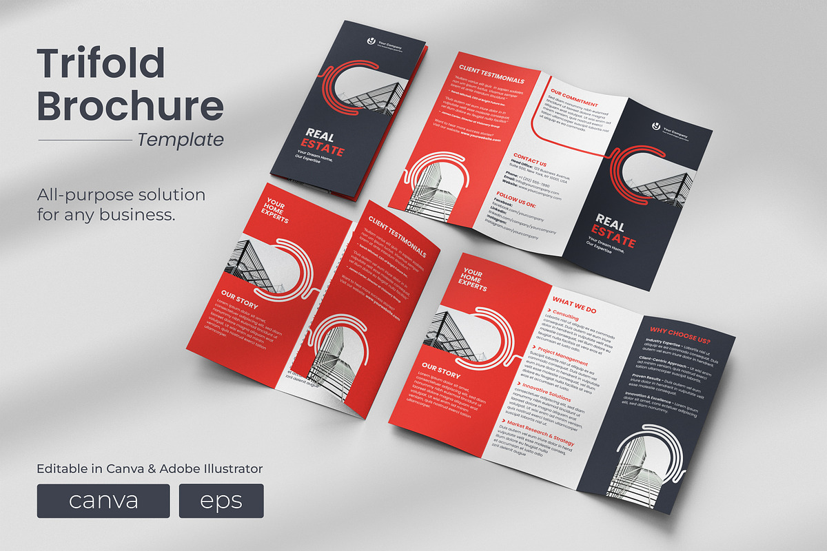 All Purpose Trifold Brochure 06, a Brochure Template by WheelieMonkey (Photo 1 of 4)