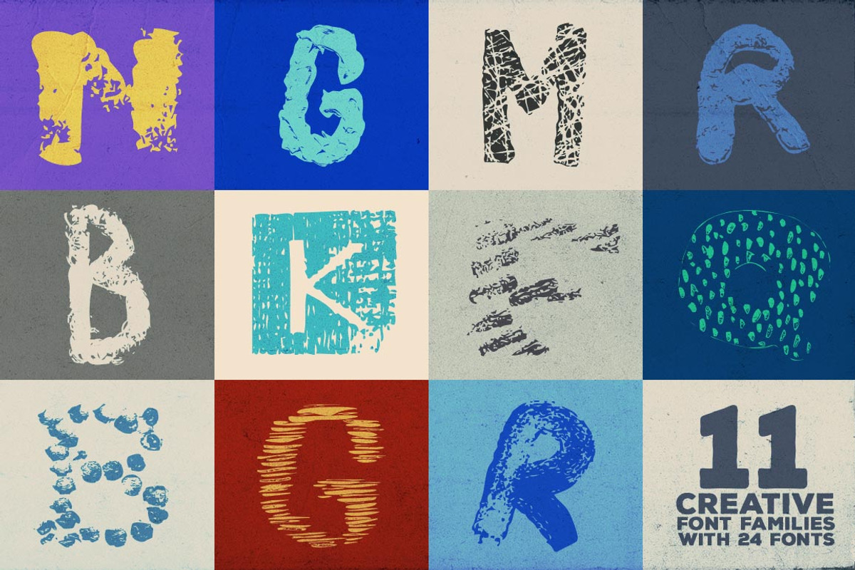 Artistic Fonts Bundle 1 preview 4