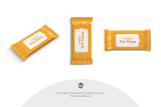 Wet Wipes Mockup Set, a Packaging Mockup by Country4k (Thumbnail 4 of 4)