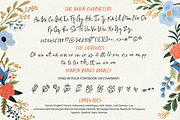 Happy Blooms Script, a Handwritten Font by Nicky Laatz (Thumbnail 11 of 12)